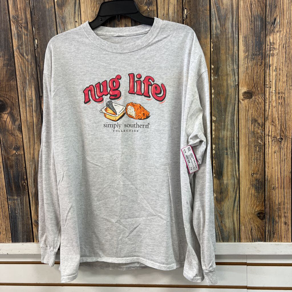 Simply Southern Nug Life Top, Womens 2X