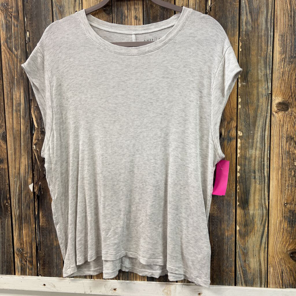 American Eagle Soft & Sexy Ribbed Top, Womens L