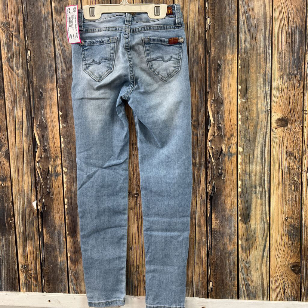 Seven Brand Light Wash Skinny Jeans, Girls 7
