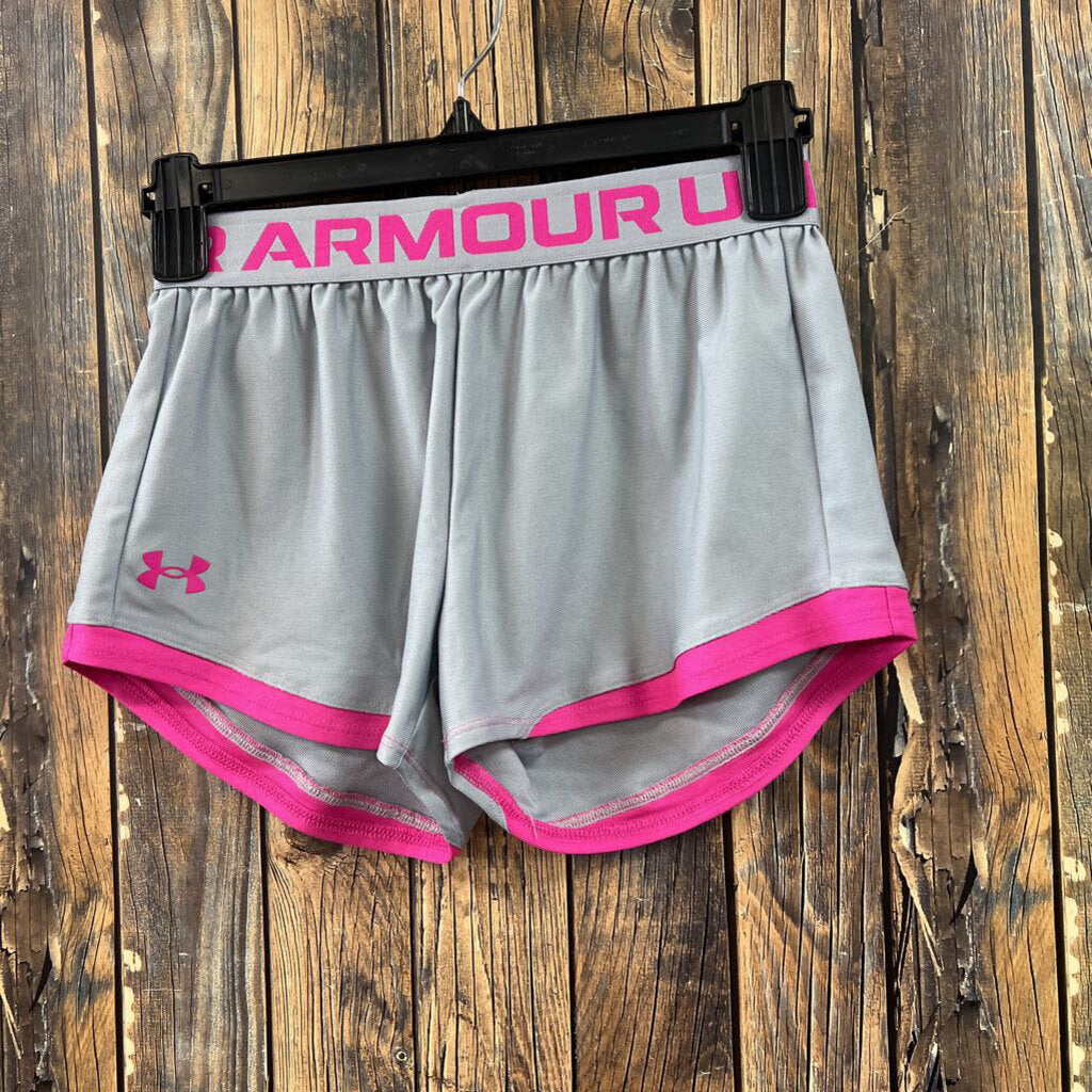 Under Armour Grey Shorts, Girls M (7/8)