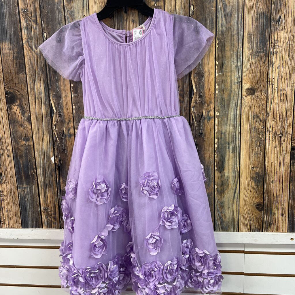 Nanette Purple Rose Dress, Girls 7/8