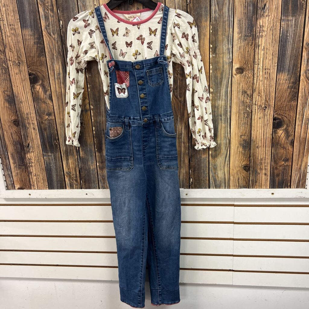 Matilda Jane Butterfly Overall Set, Girls 8