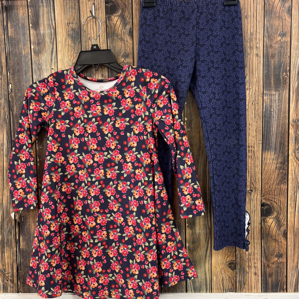 Soft Floral 2 PC Set, Girls 8