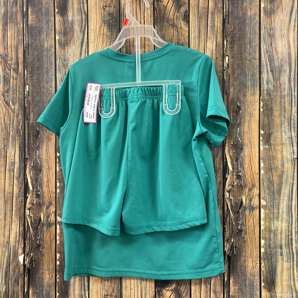 Teal Lounge Set, Girls 7