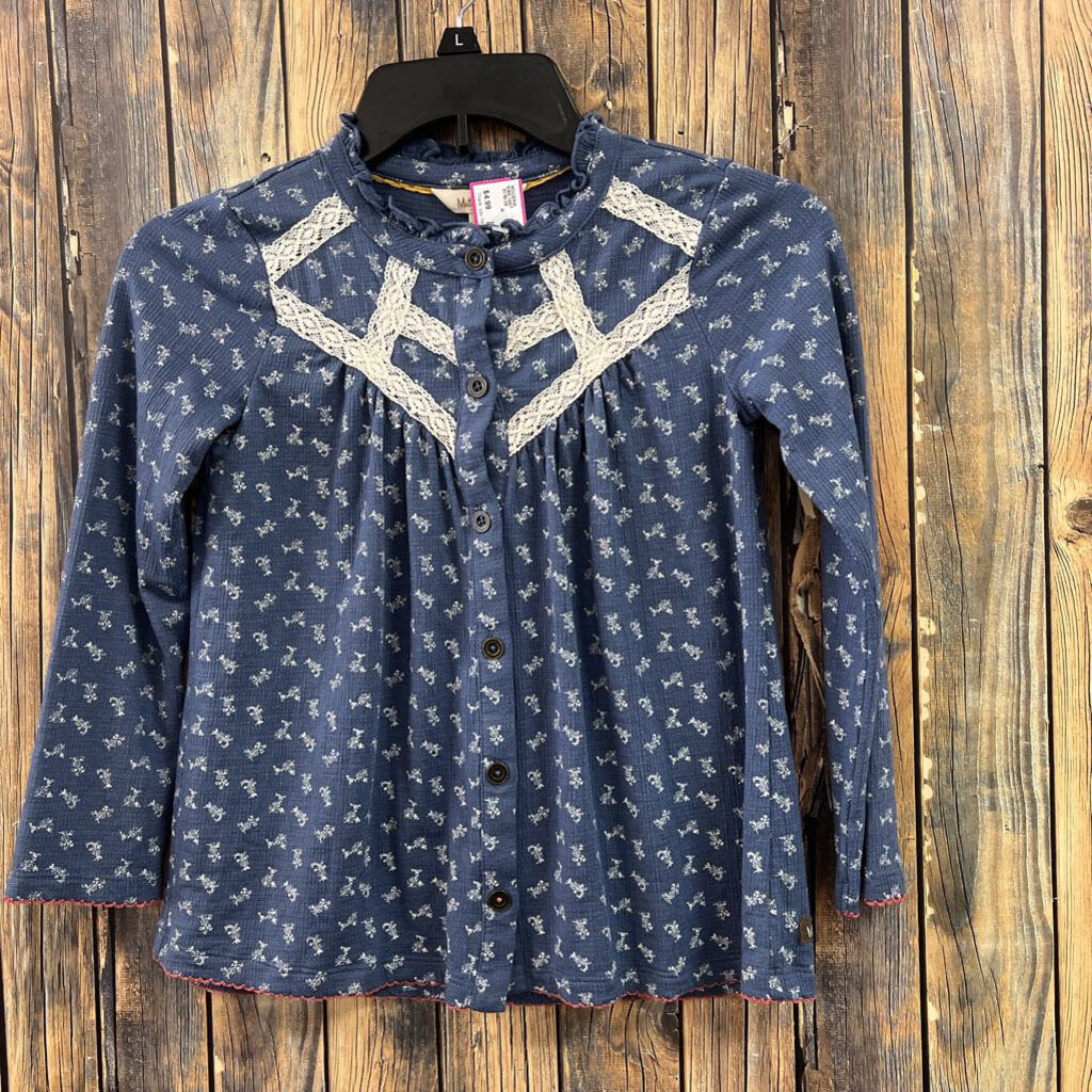 Matilda Jane Blue Top, Girls 8