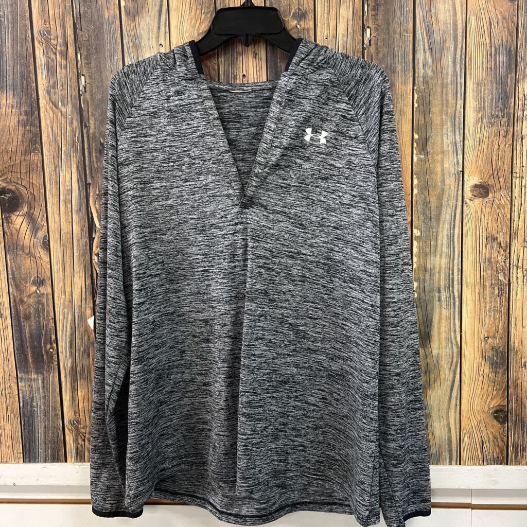 Under Armour Grey Marled Top, Womens L