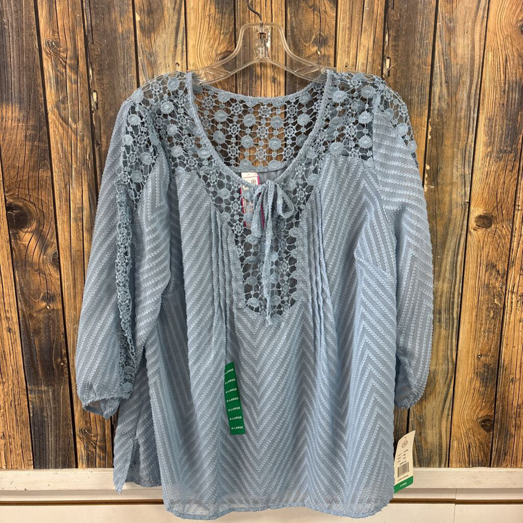 NWT Bila Blue Top, Womens XL