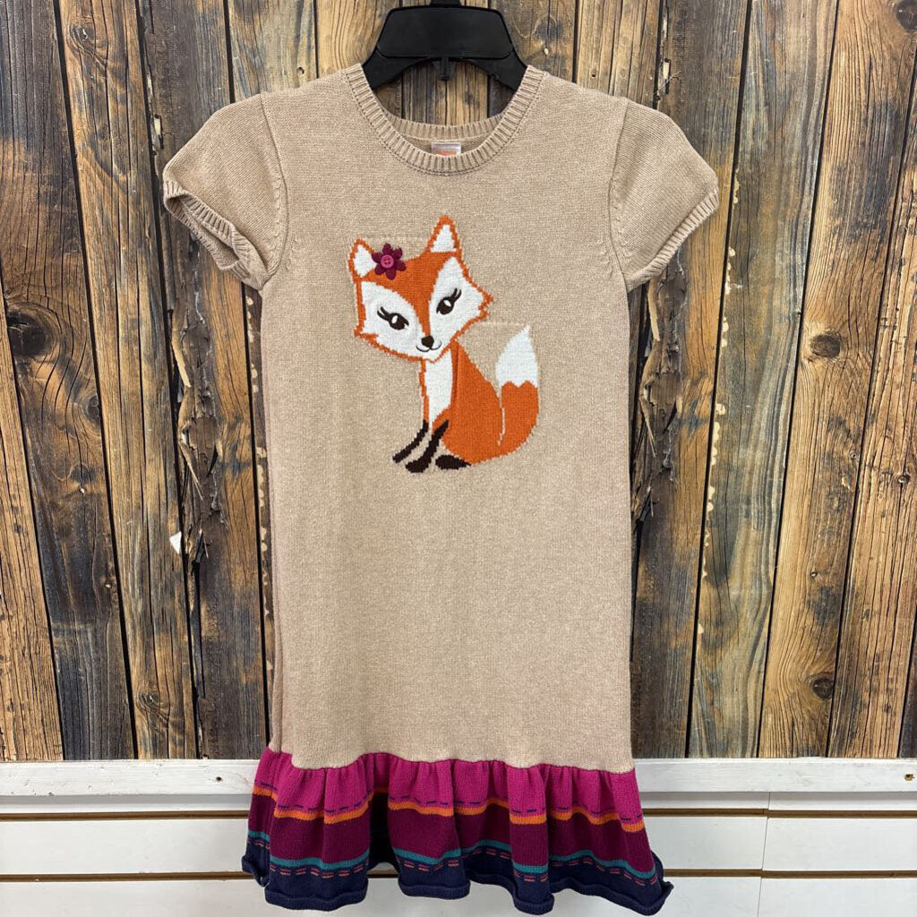 Gymboree Fox Sweater Dress, Girls 12