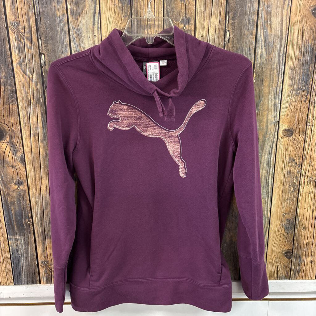 Puma Purple Hoodie, Womens L