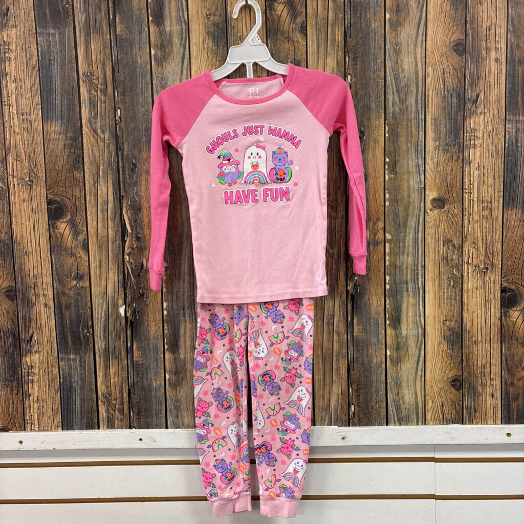 Ghouls PJ Set, Girls 6X/7