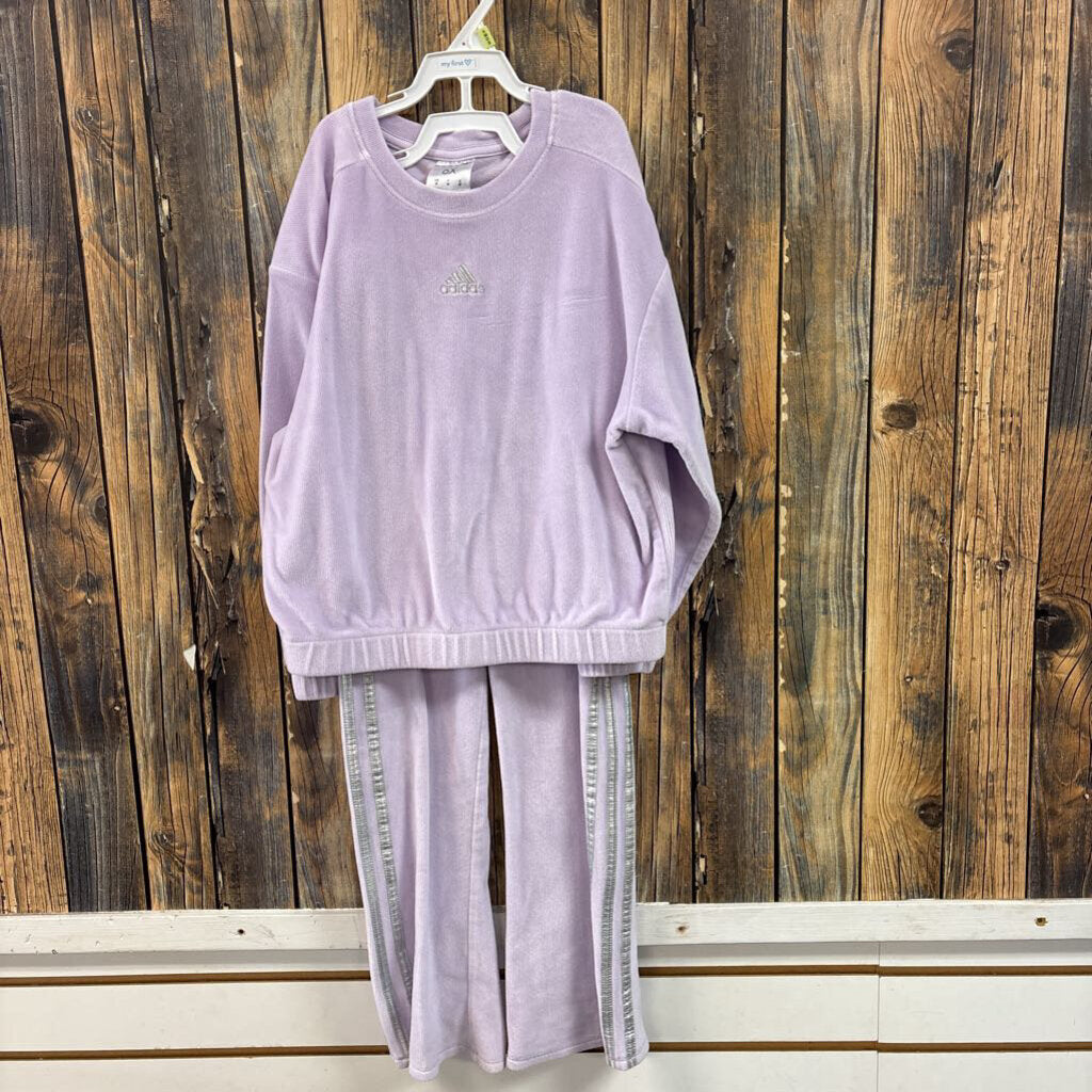 Adidas Soft Purple Set, Girls 6