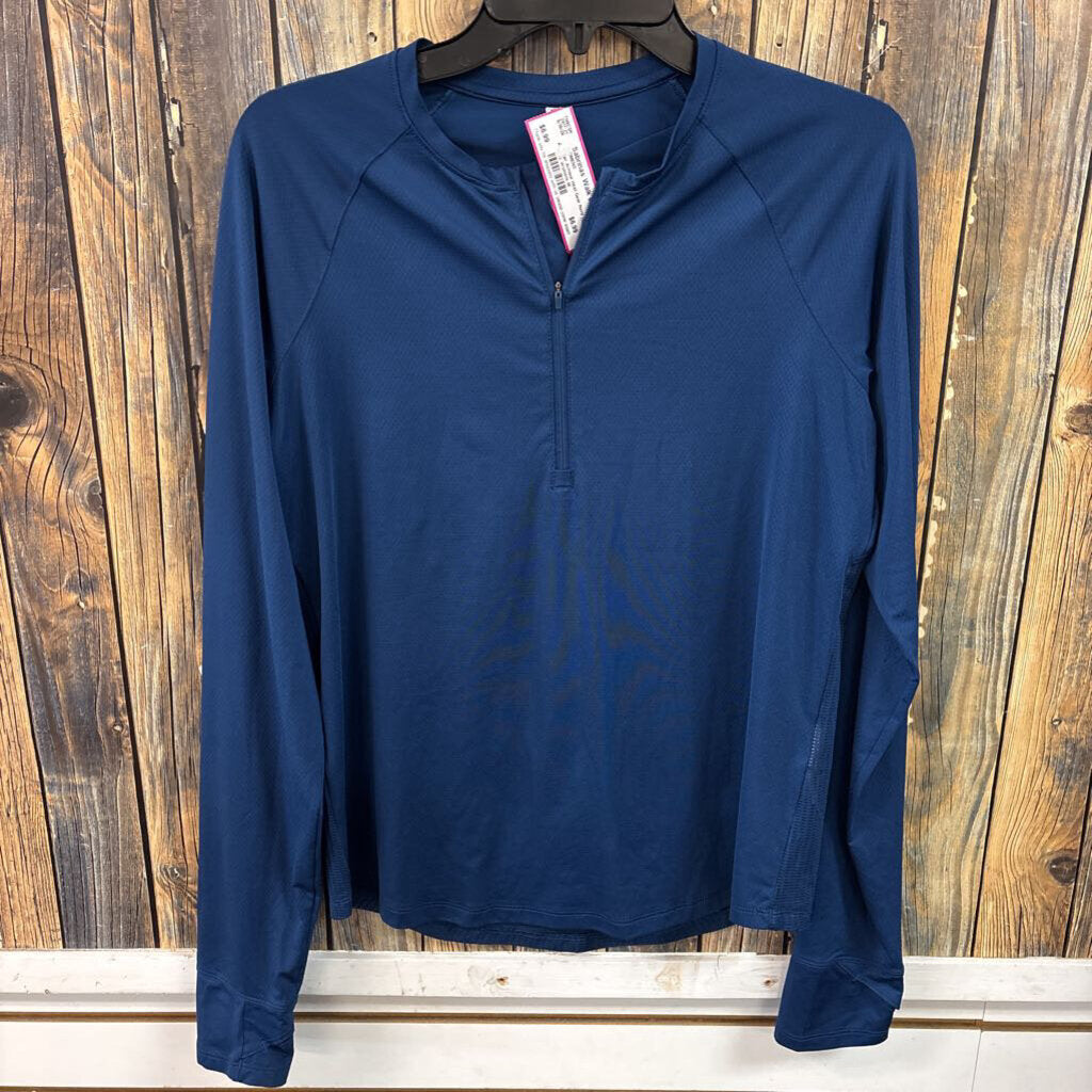 Under Armour Heat Gear Navy Top, Womens M