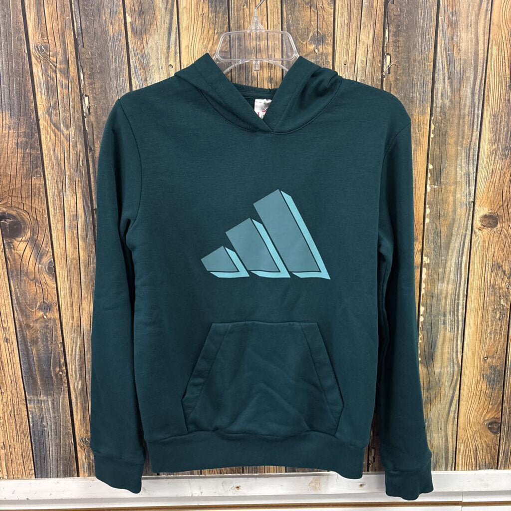 Adidas Green Hoodie, Boys 14/16