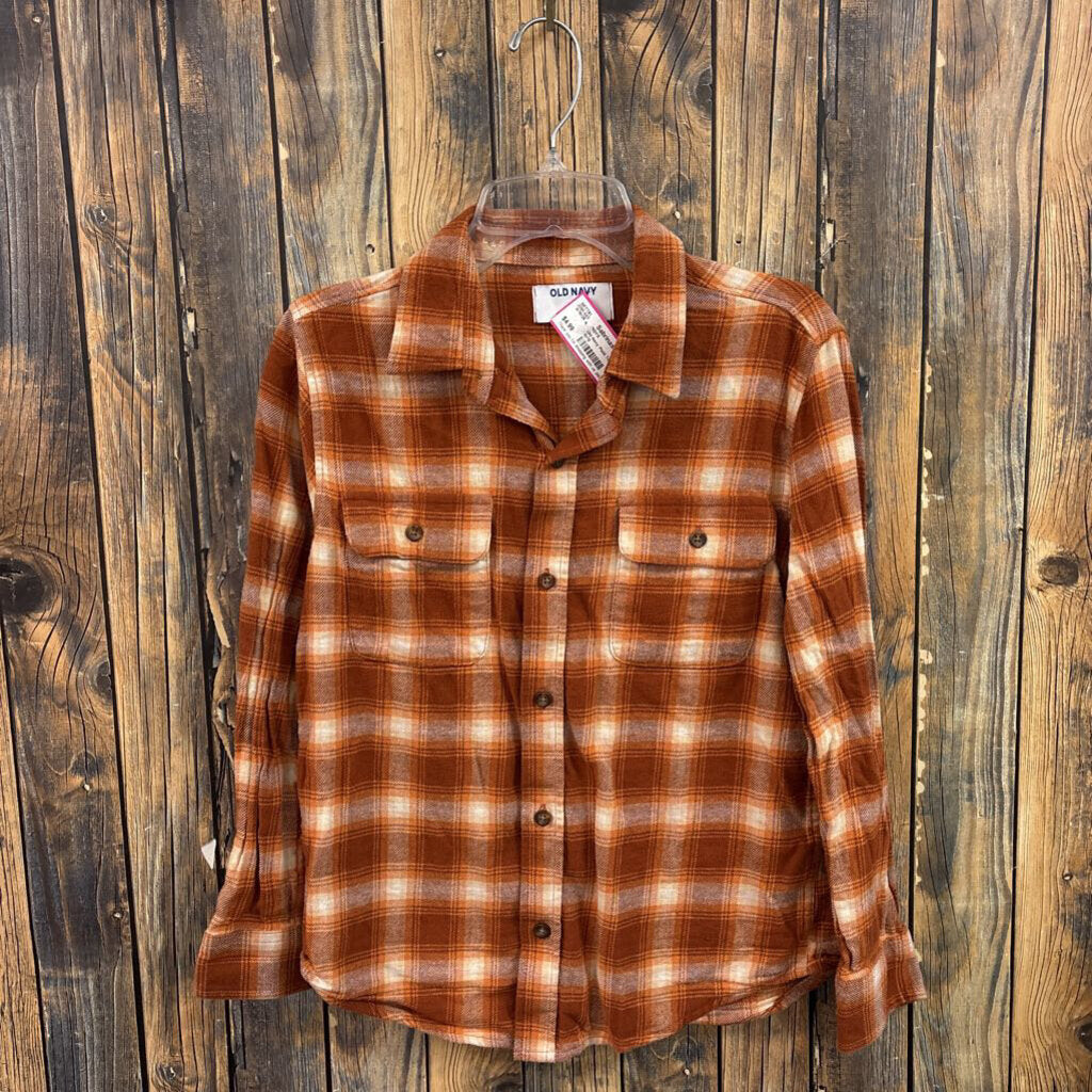 Old Navy Plaid Top, Boys 10/12