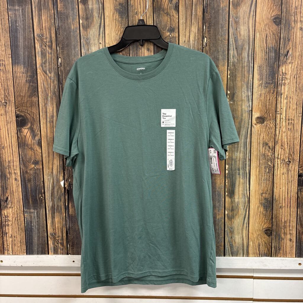 NWT Sonoma Green Tee, Mens L