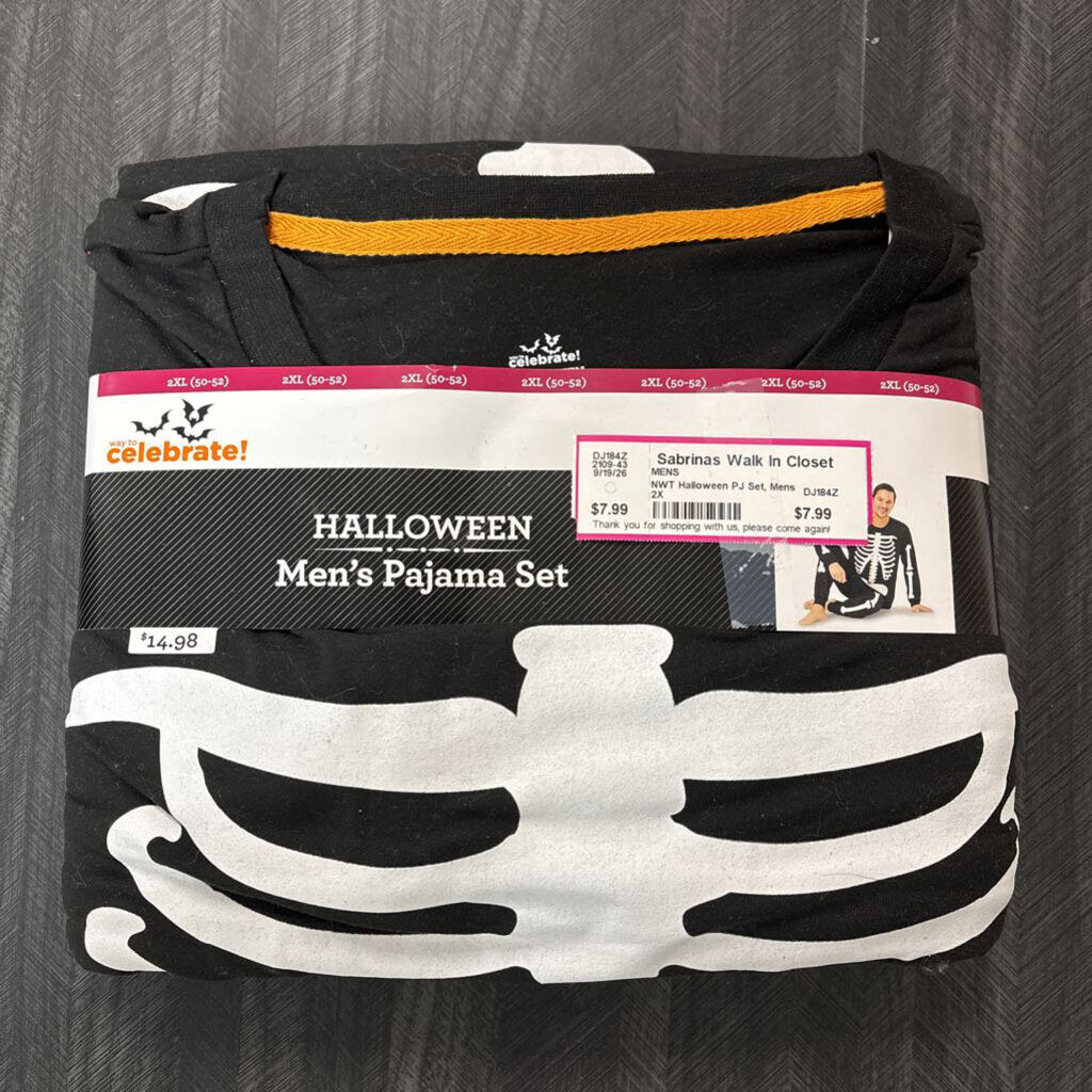 NWT Halloween PJ Set, Mens 2X