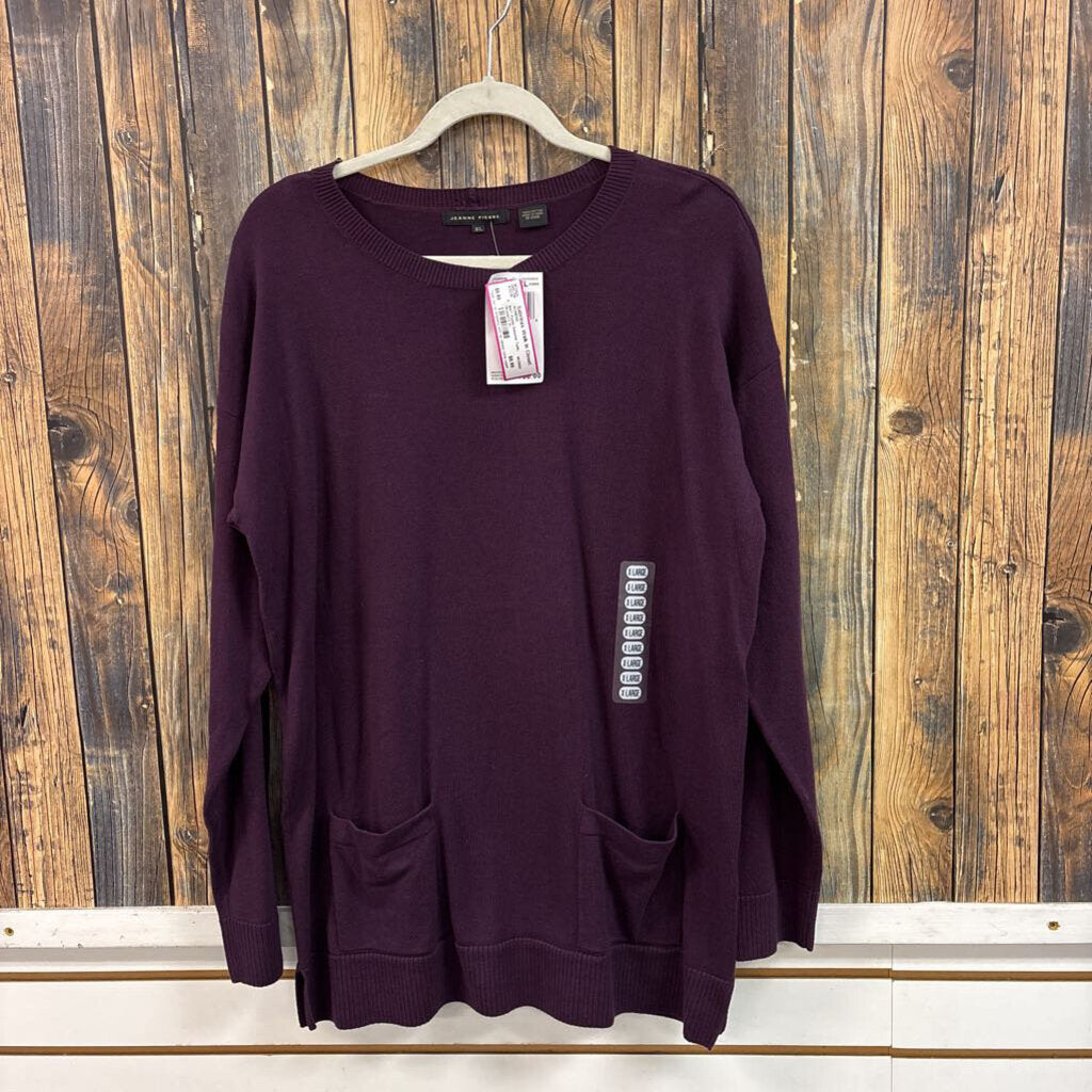 NWT Purple Sweater Tunic, Women's XL