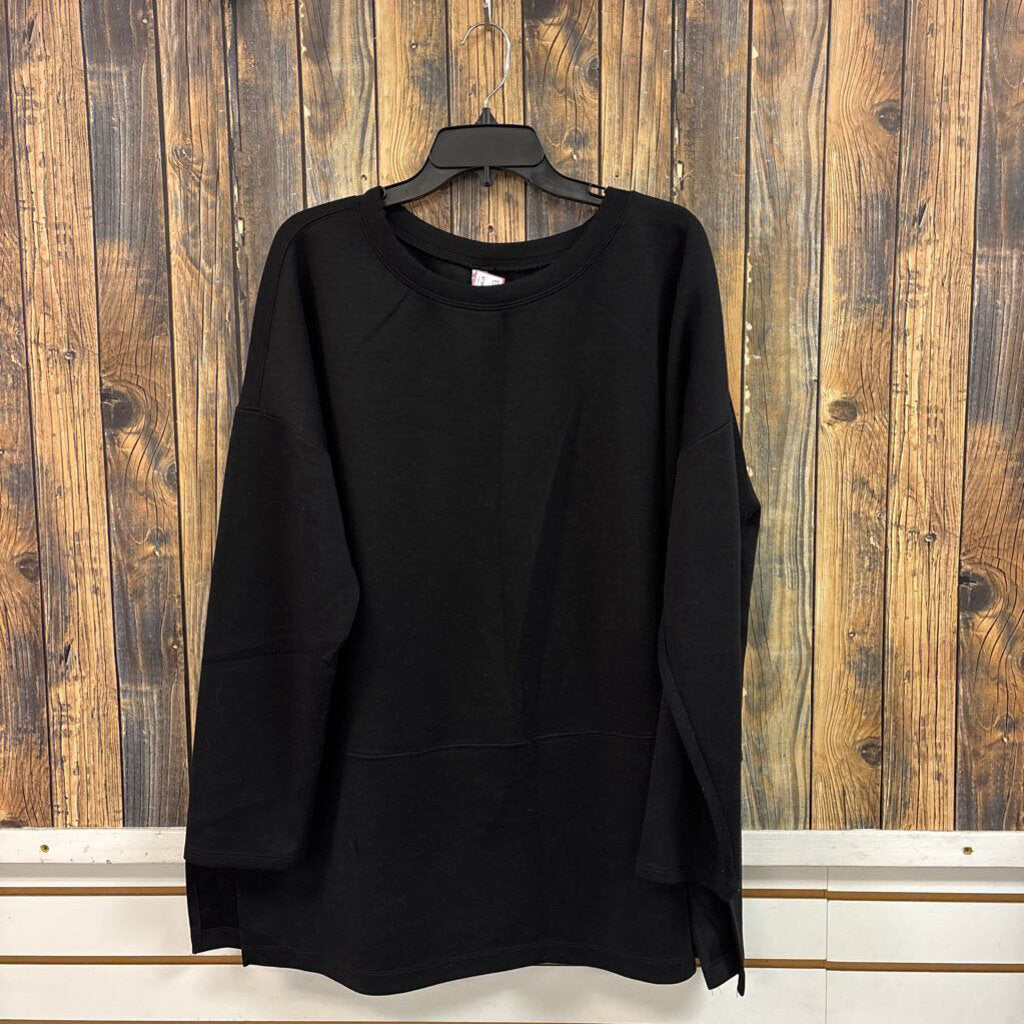 Dear Scarlett Black Sweatshirt, Women's 3X