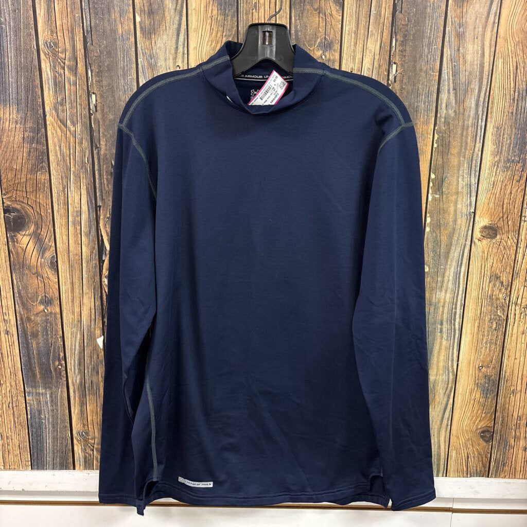 UA Cold Gear Blue Shirt, Men's L