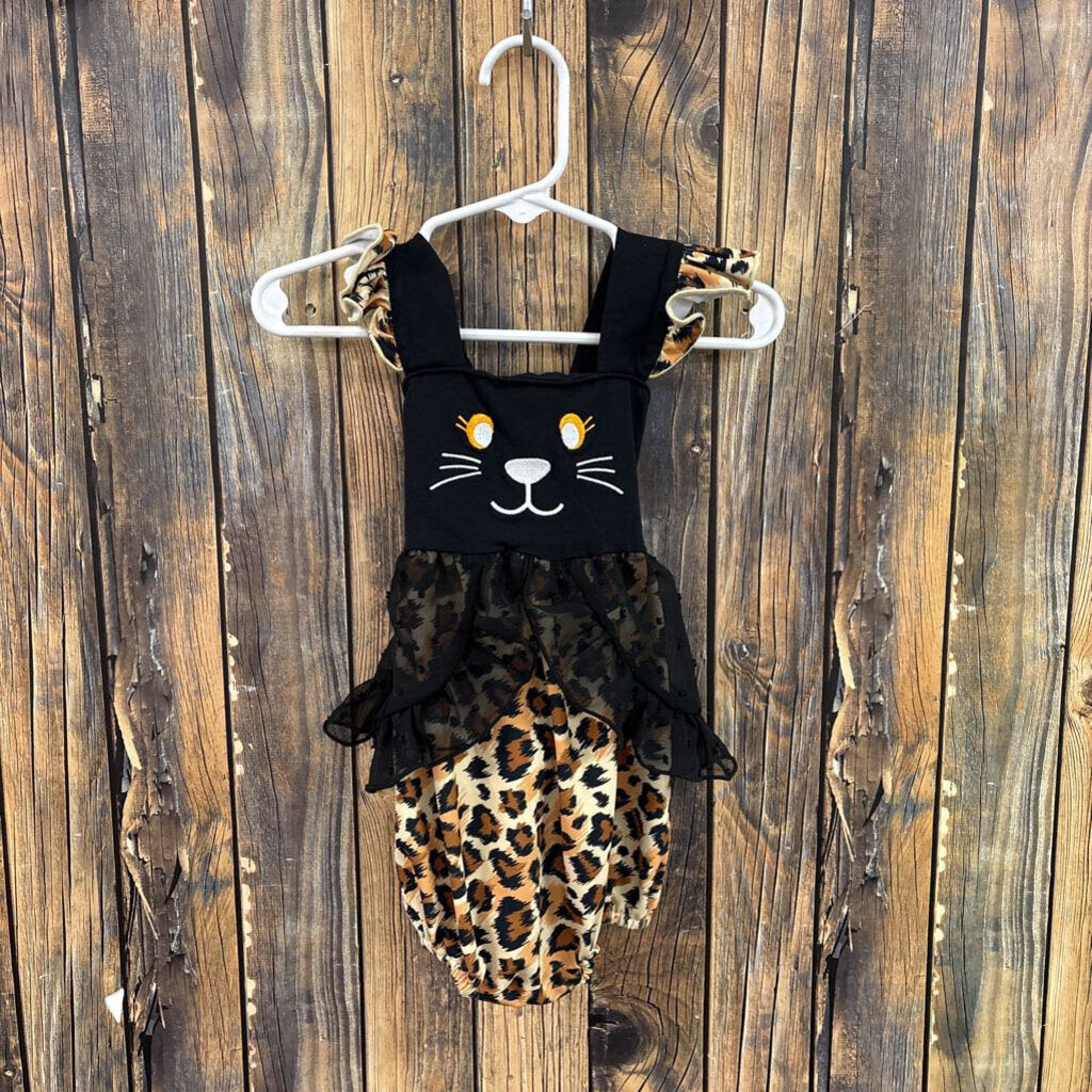 Animal Print Romper, Girl's 12m