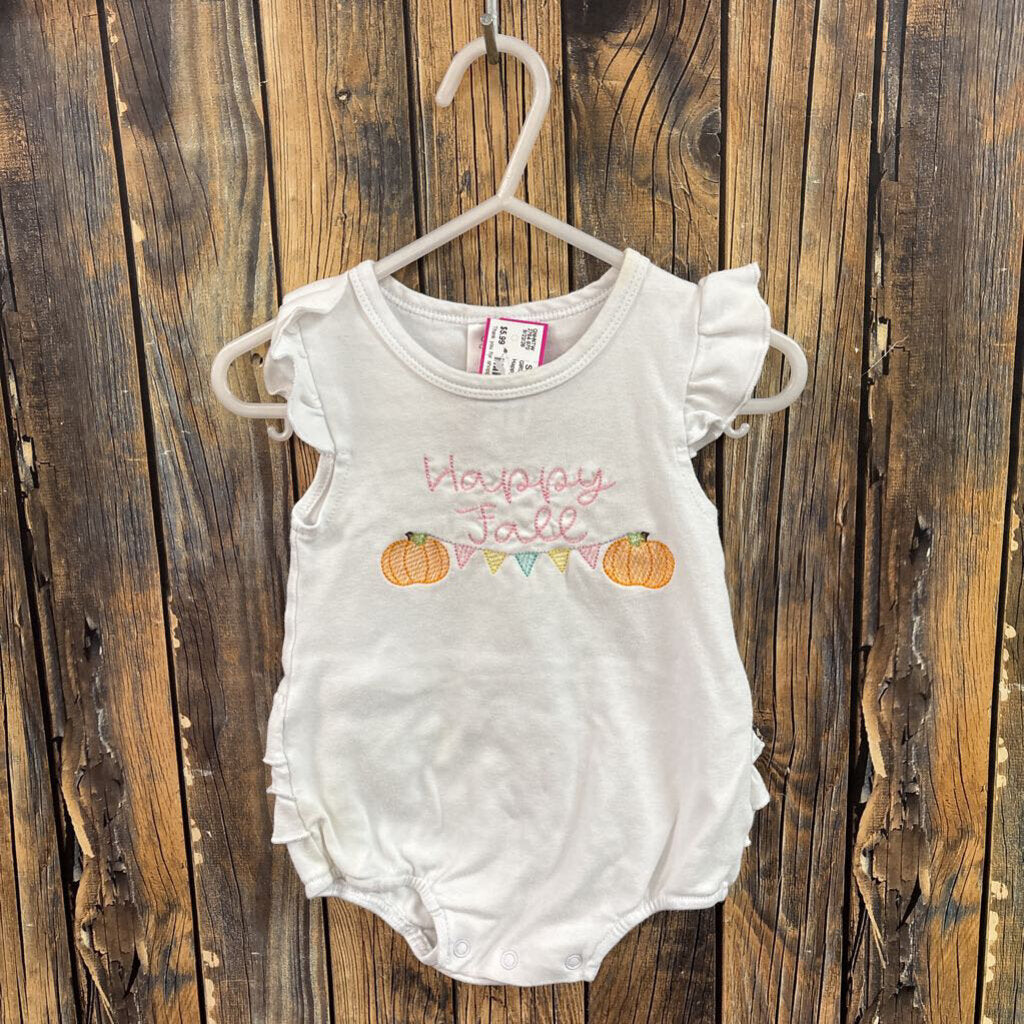 Happy Fall Onesie, Girl's 6-12m