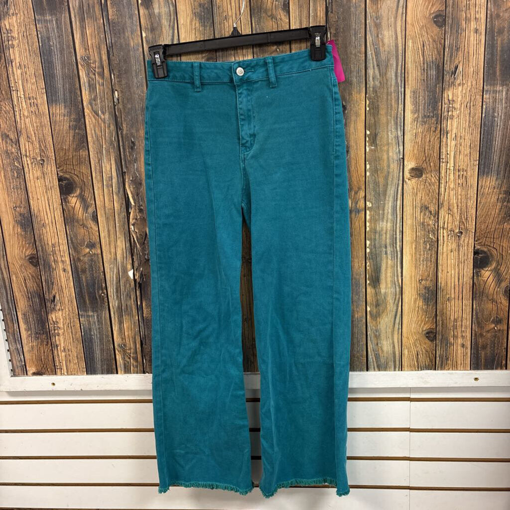 Zenana Teal Pants, Women's S
