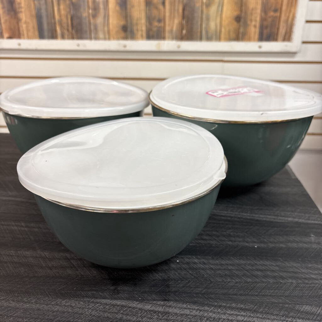 Nesting Bowl Set with Lids