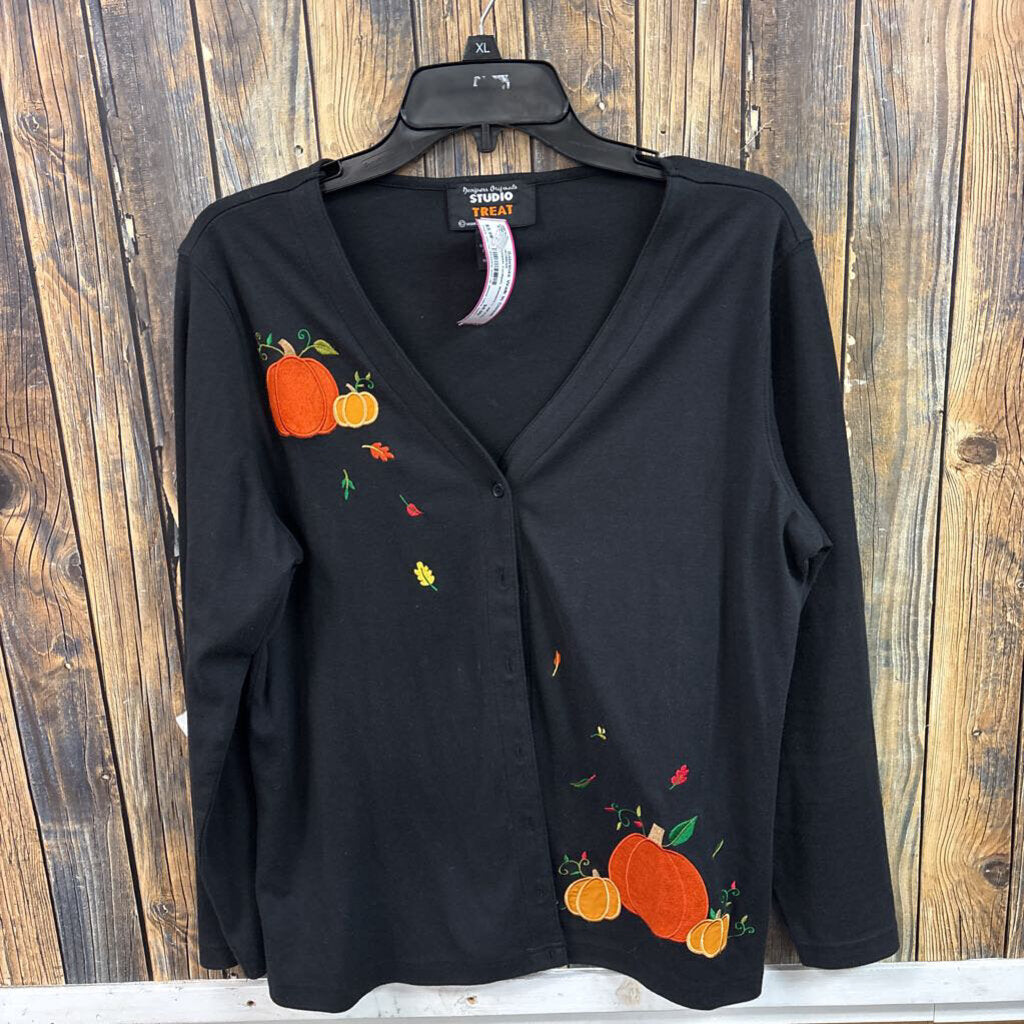 Pumpkin Cardigan, Women's L