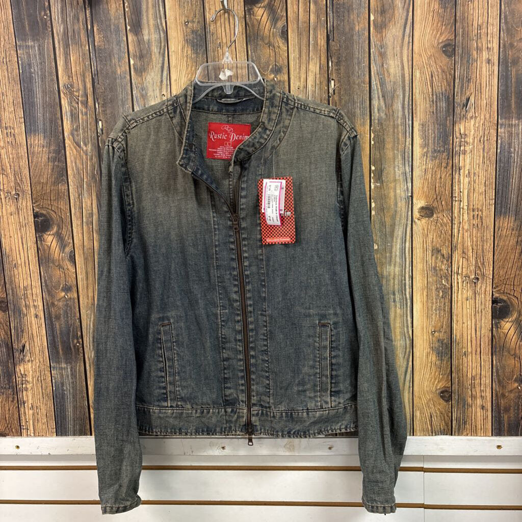 NWT Rustic Denim Jacket, Women's L
