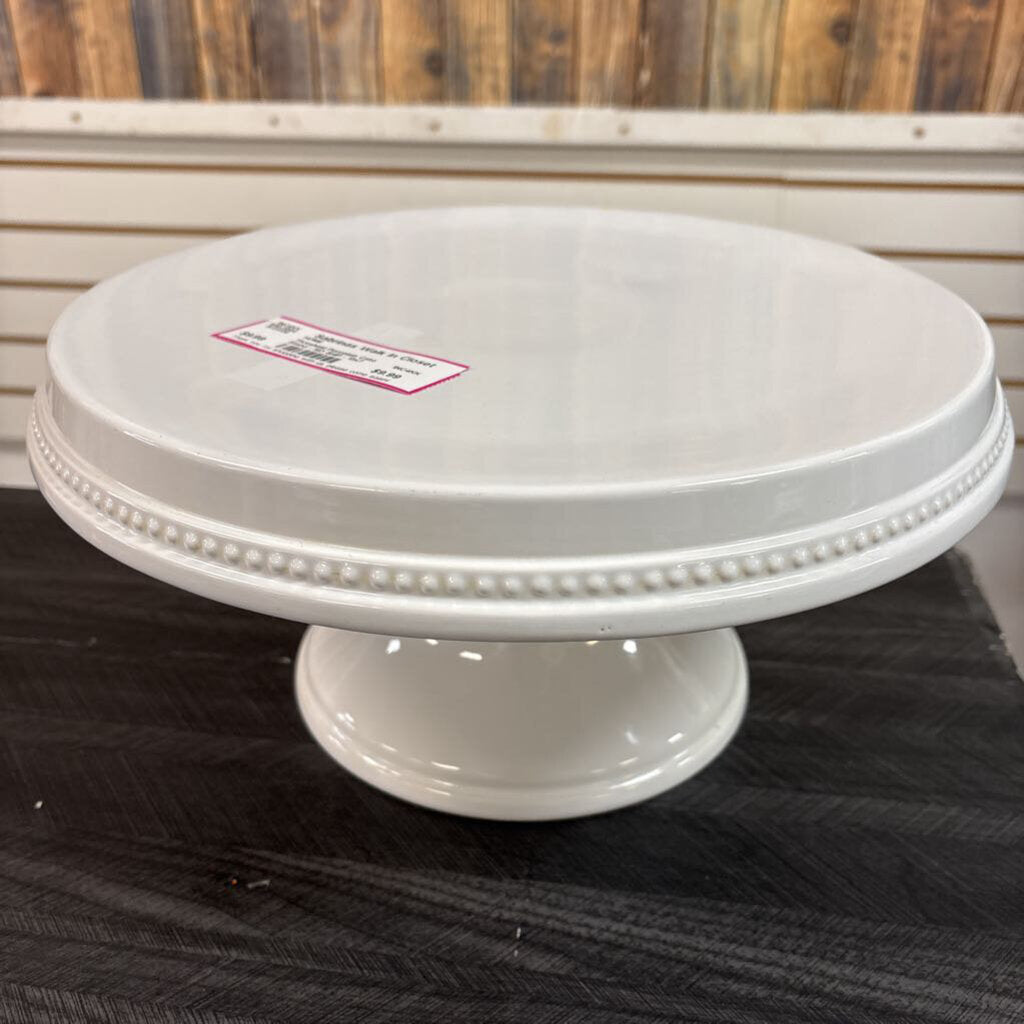Threshold Porcelain Cake Stand - NO SHIP - 13x7