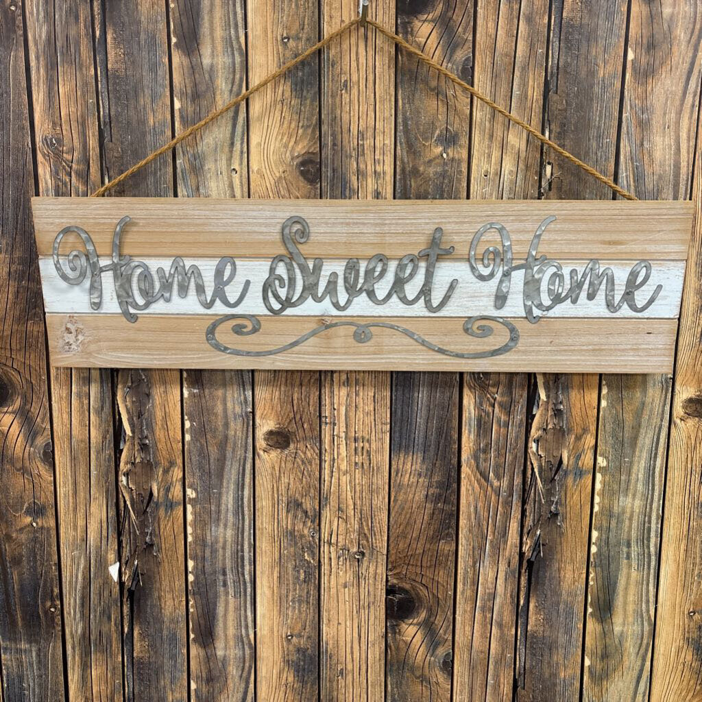 Home Sweet Home Sign - NO SHIP - 25x7