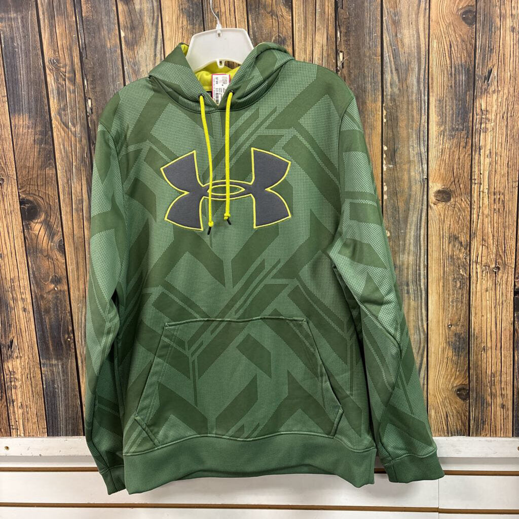 Under Armour Green Hoodie, Mens M