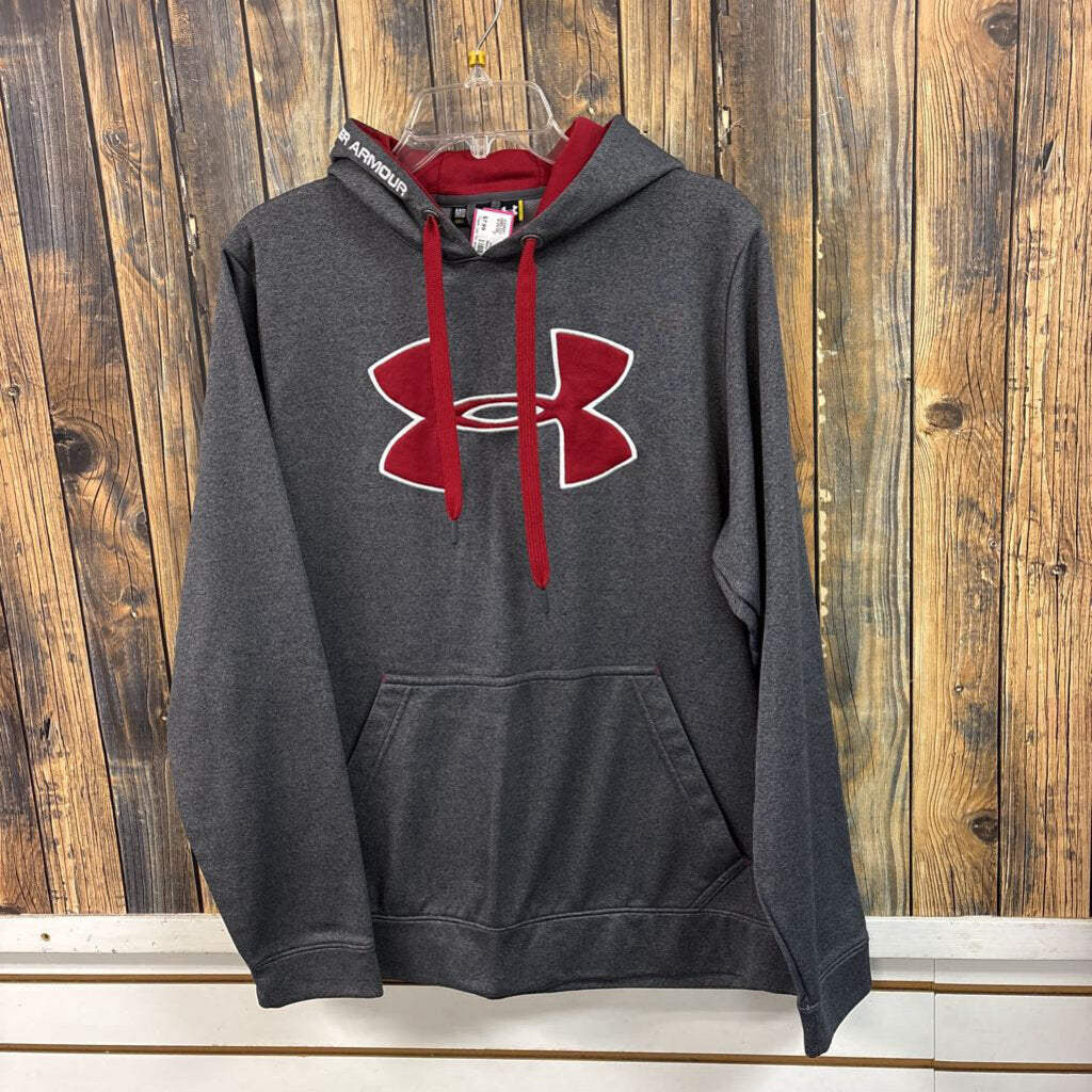 Under Armour Grey Hoodie, Mens M