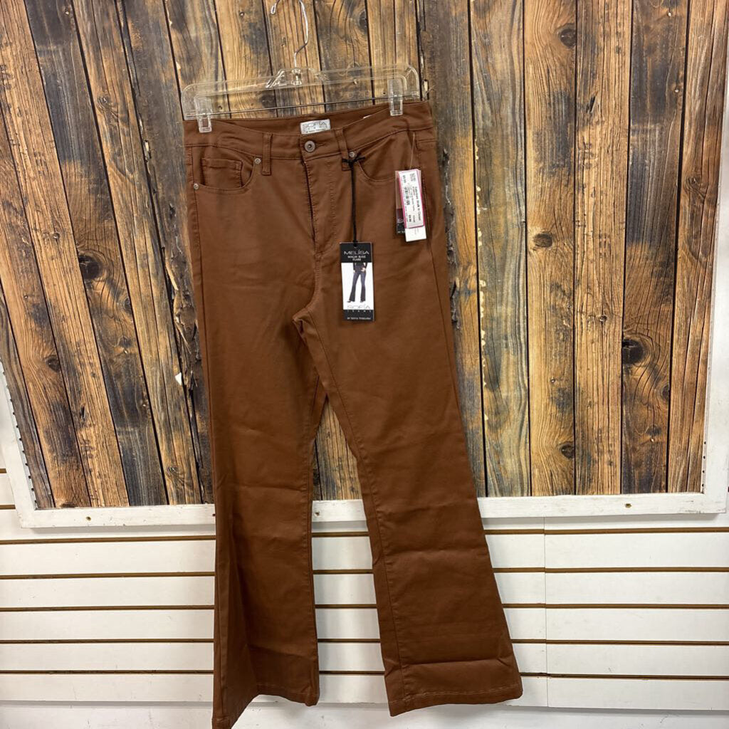 NWT Flared Brown Pants, Women's 8