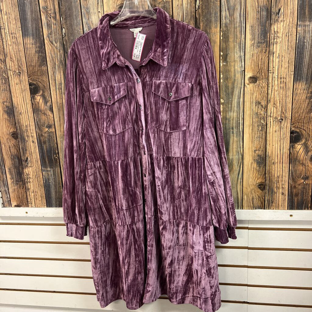NWT Cato Velour Dress, Womens 18/20