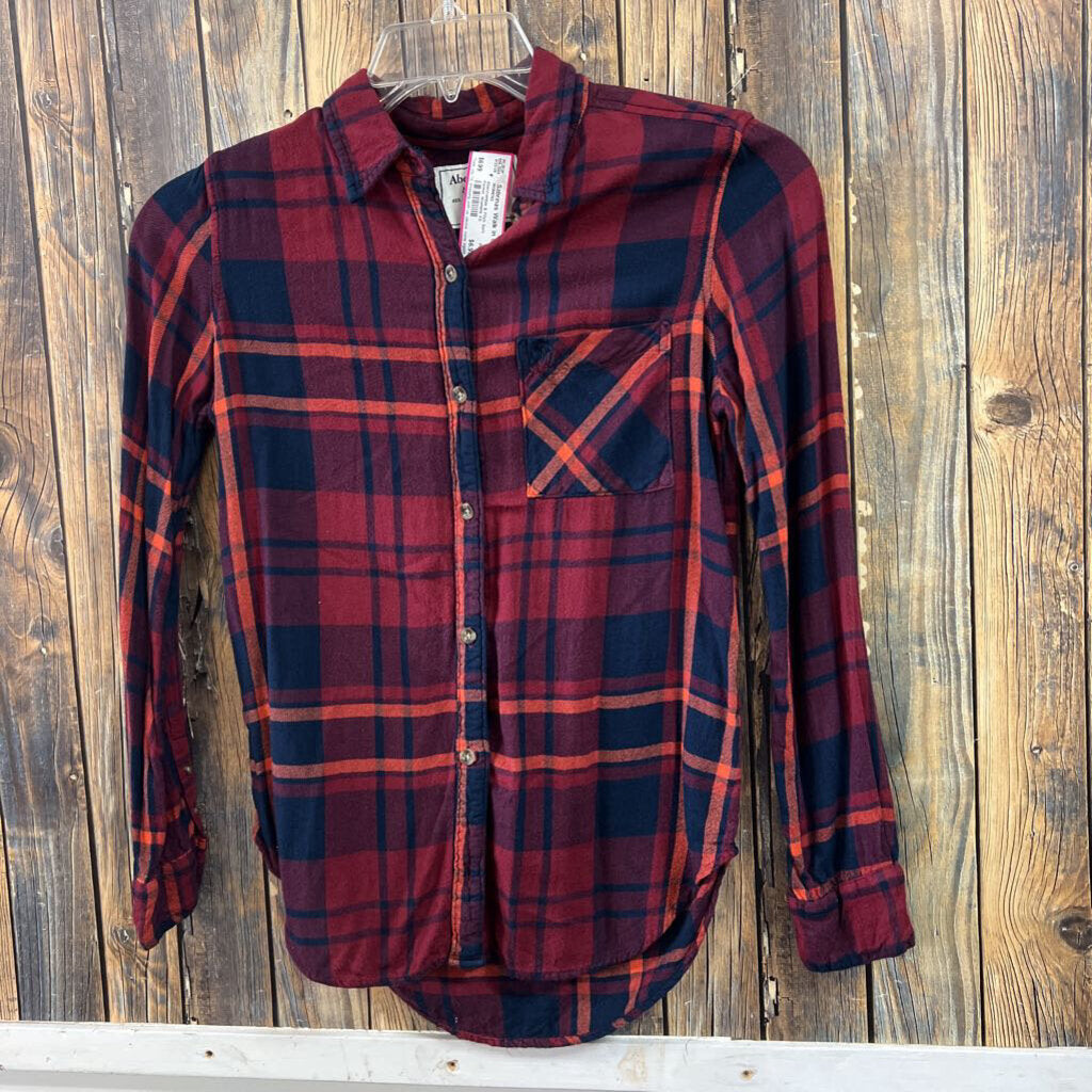 Abercrombie & Fitch Soft Flannel, Womens XS