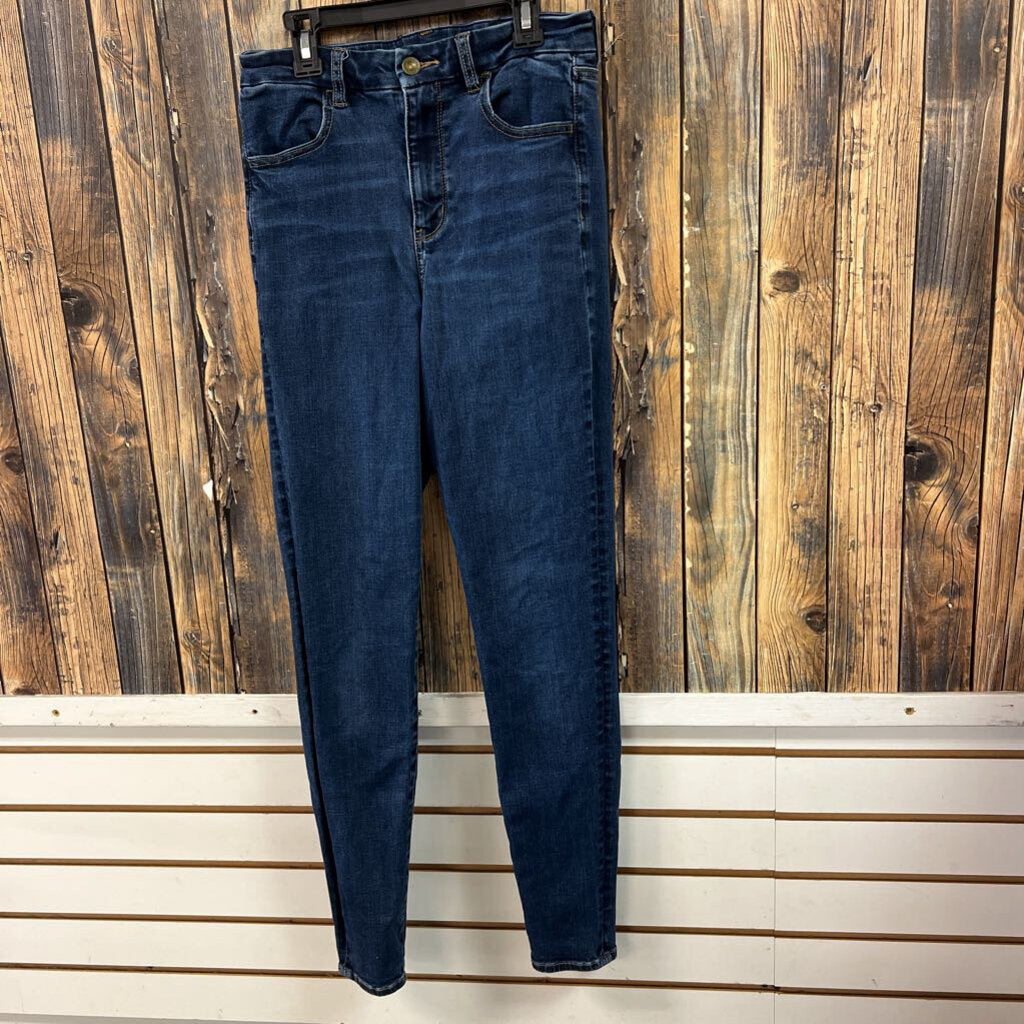 American Eagle Curvy Super Hi-Rise Jegging, Womens 8 Long