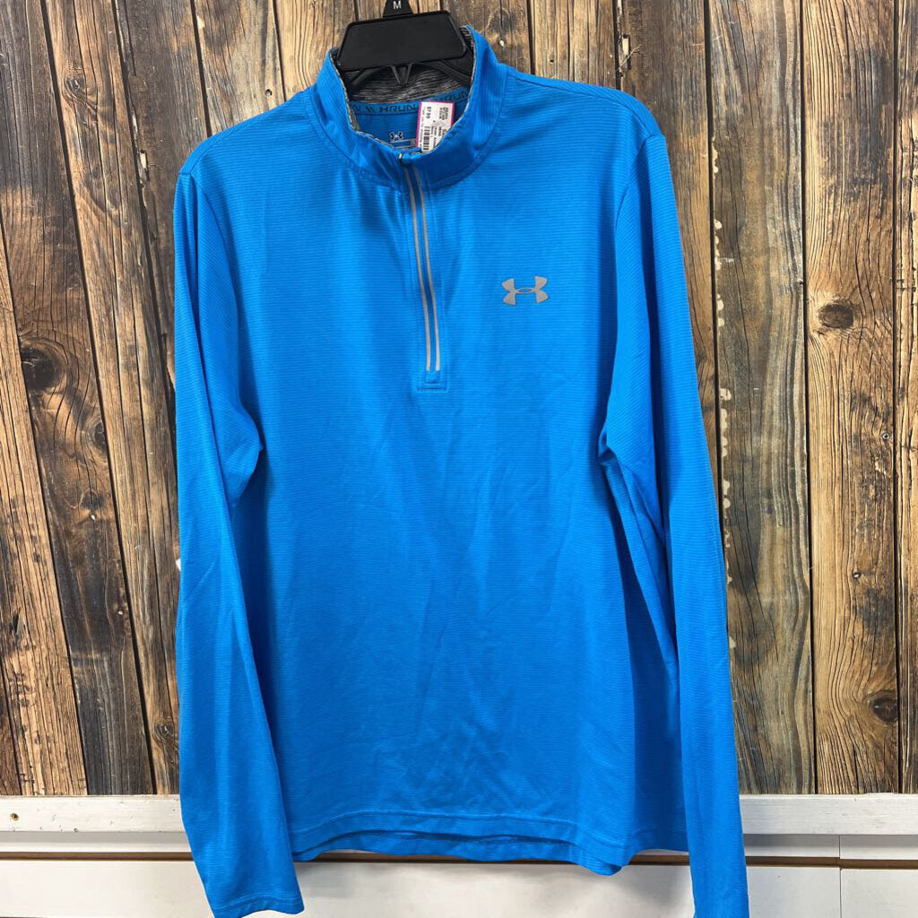 Under Armour Blue Pullover, Mens L