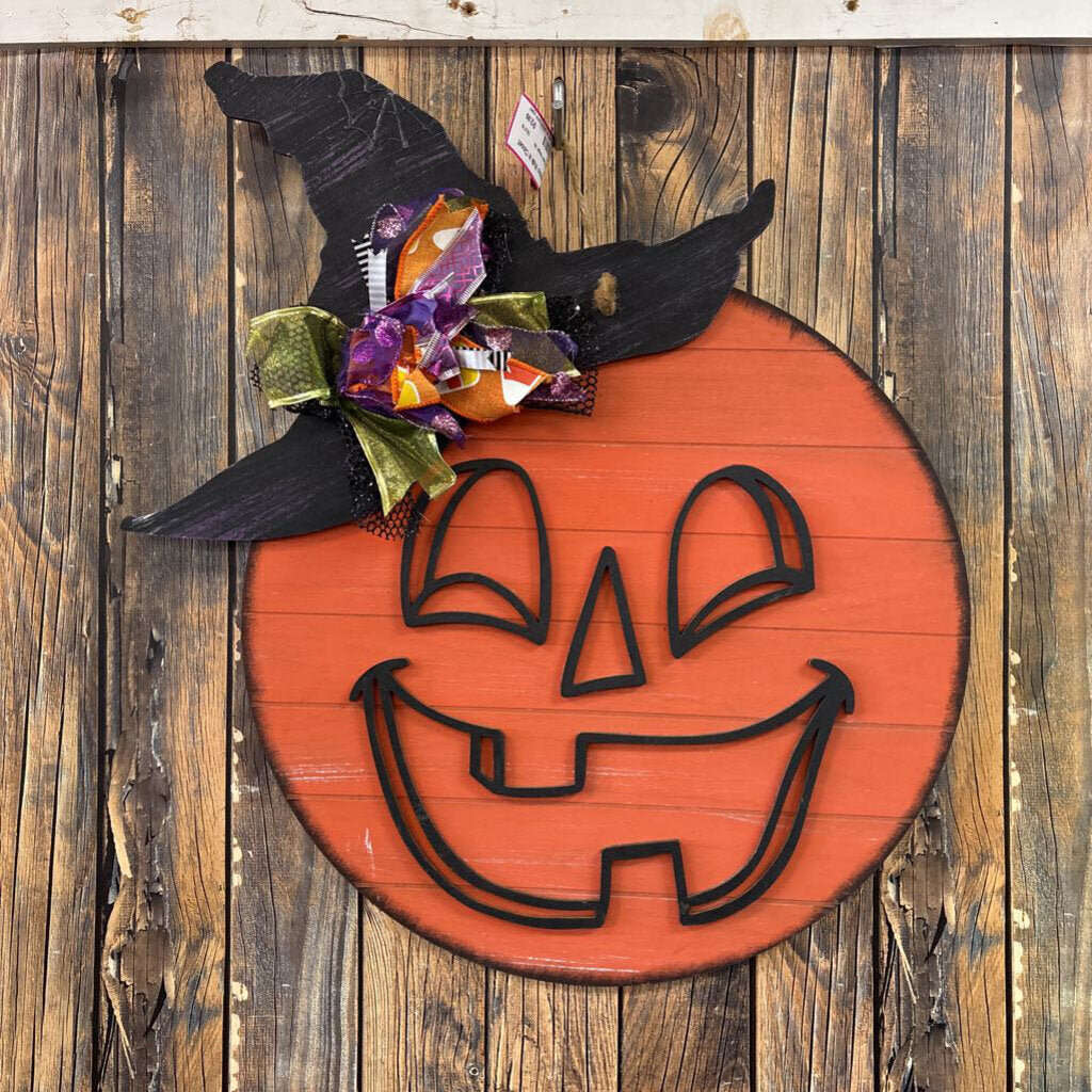 Pumpkin Door Hanger, No Shipping