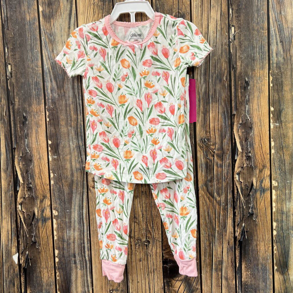 Little Me Bamboo Floral PJ Set (1), Girls 12M