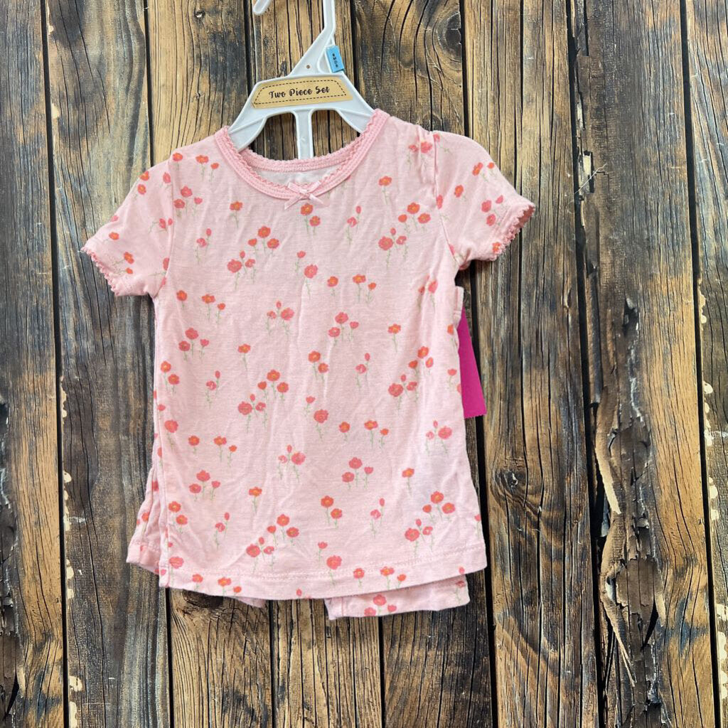 Little Me Bamboo Floral PJ Set (2), Girls 12M