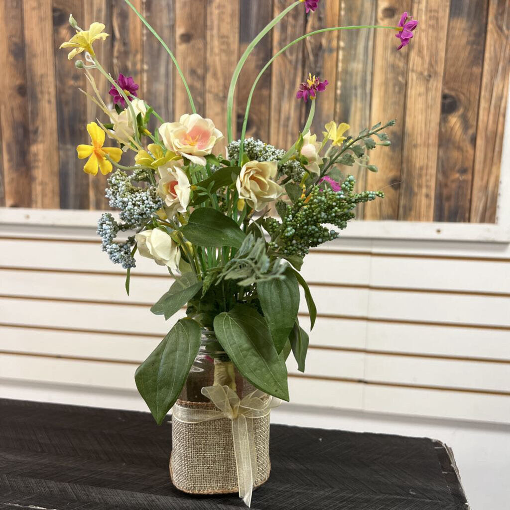 Floral Decor - NO SHIP - 14x3