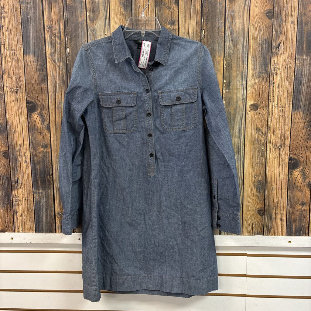 J Crew Denim Dress, Womens S