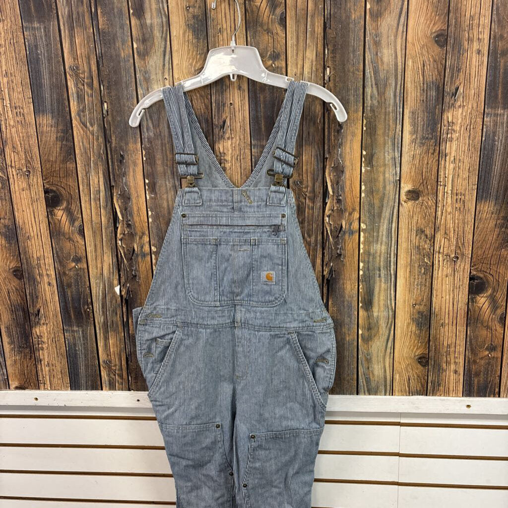 Carhartt Striped Overalls, Womens S 4/6
