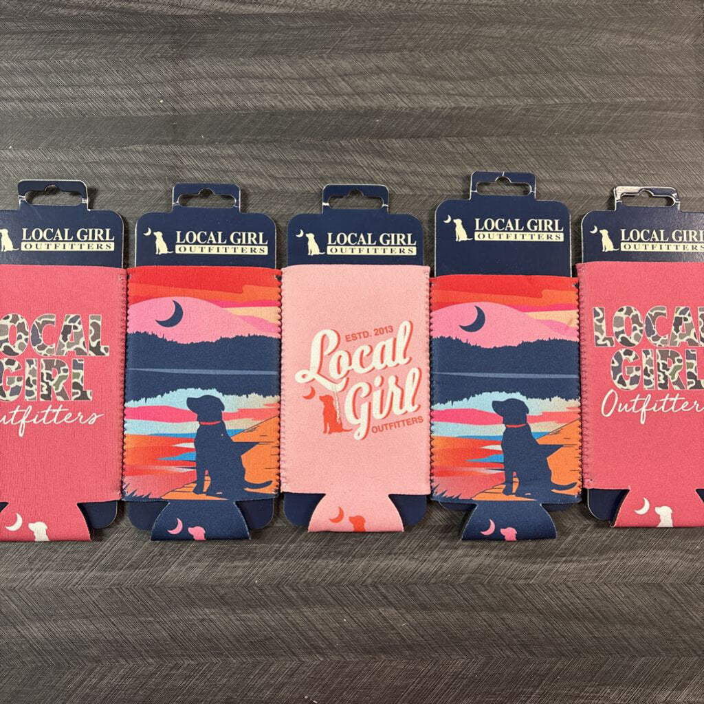NWT Local Girl Koozie 5 PC Set
