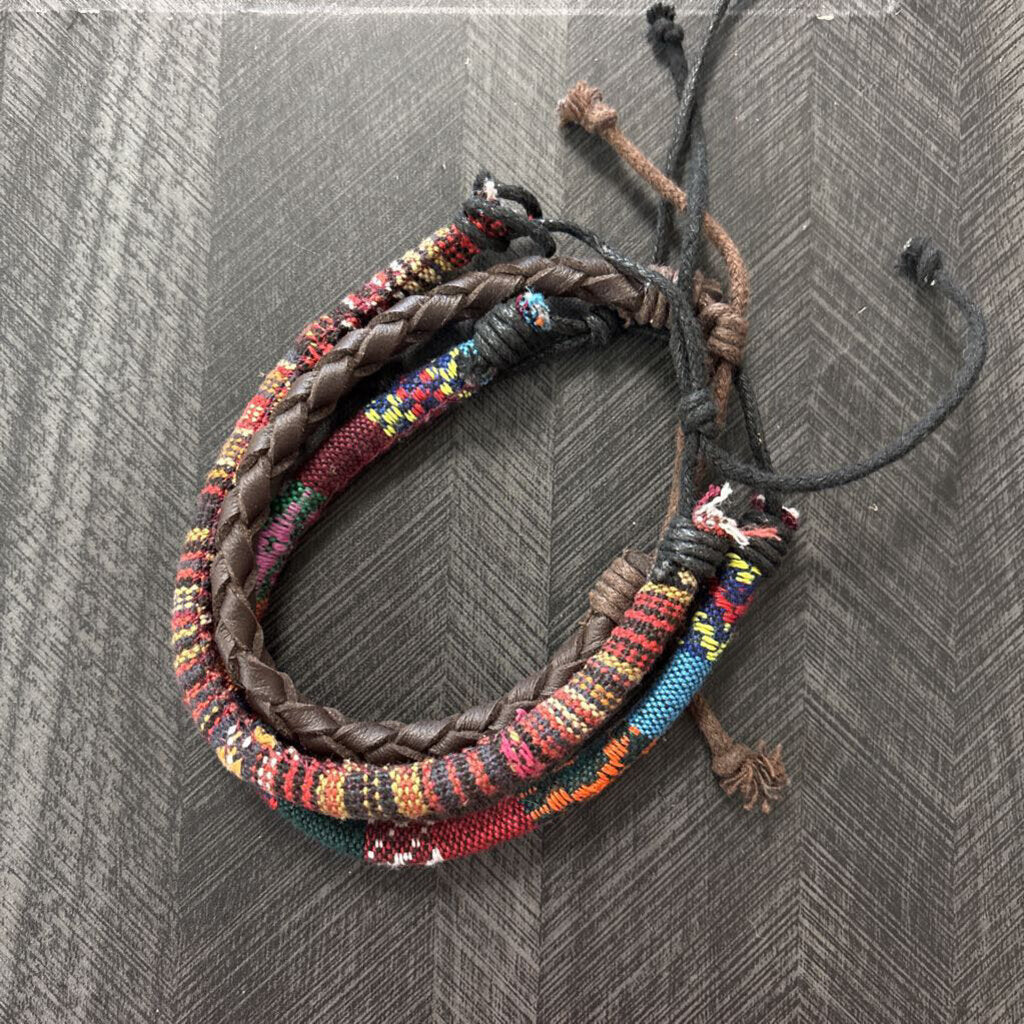 Woven 3PC Bracelet Set