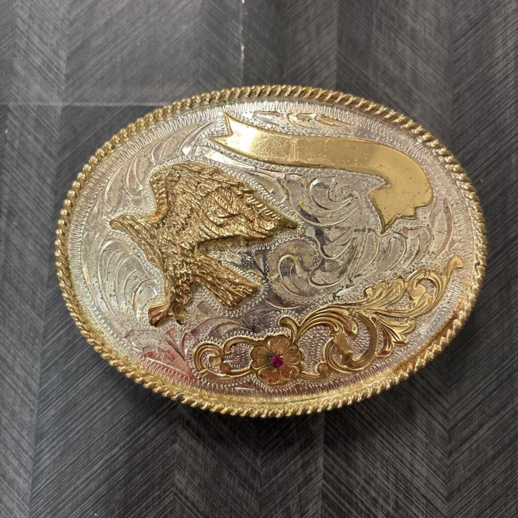 Justin Silver Belt Buckle