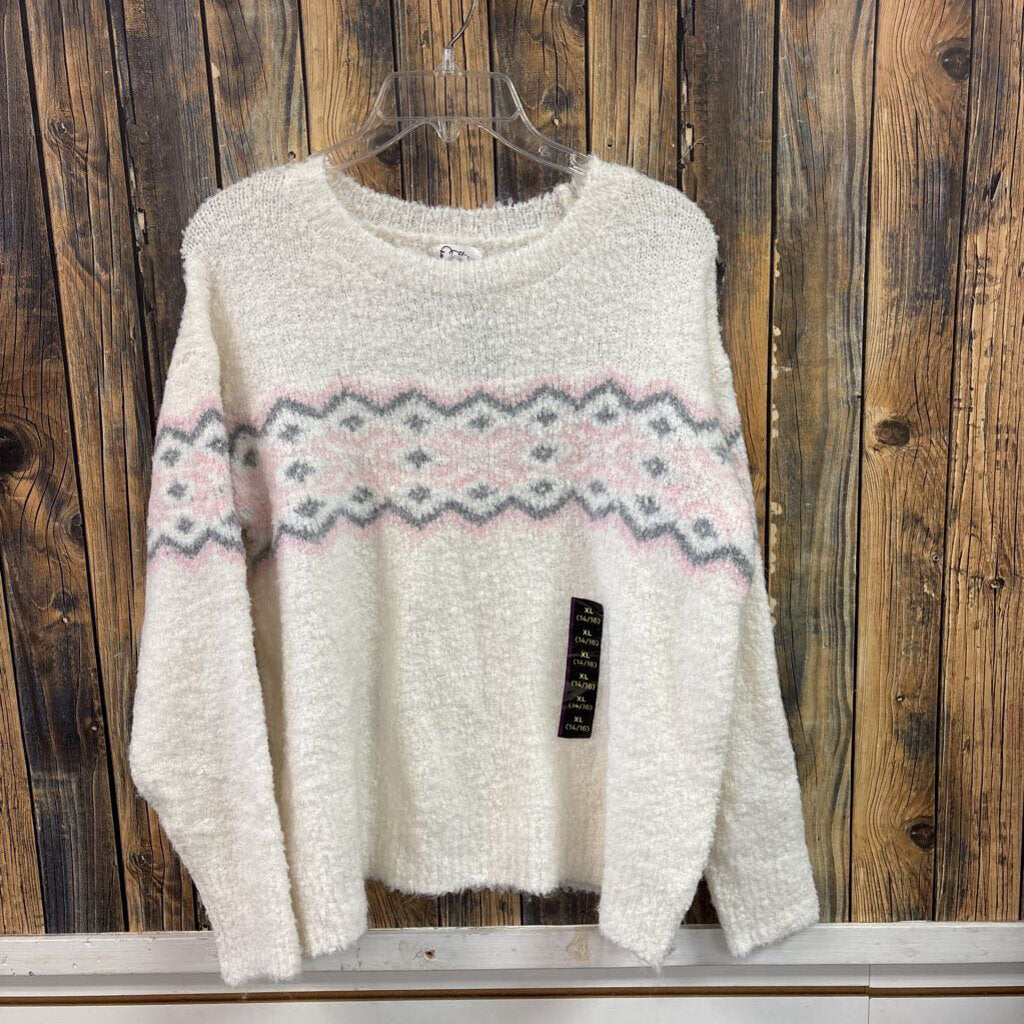 NWT Art Class White Sweater (1), Girls 14/16