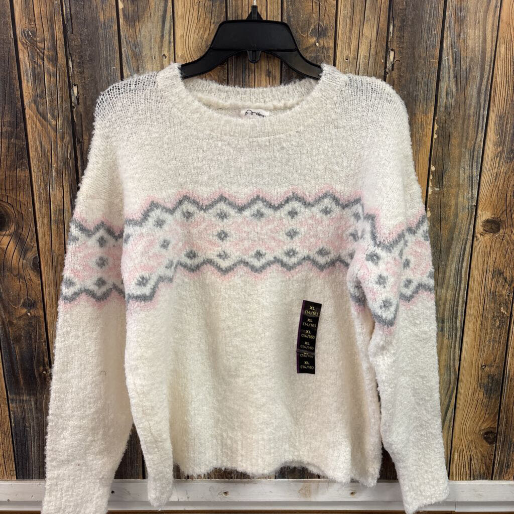 NWT Art Class White Sweater (2), Girls 14/16