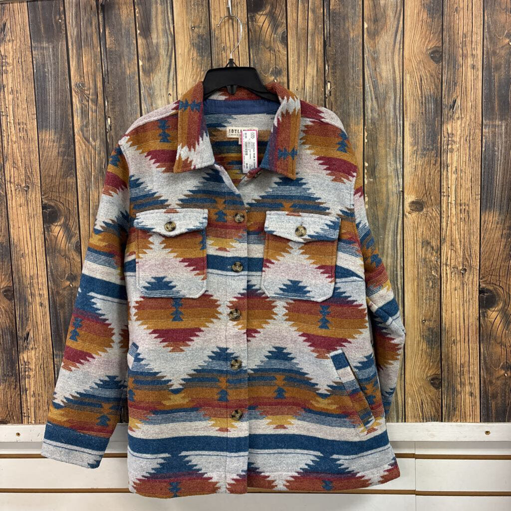 Idyllwind Aztec Shacket, Womens XL